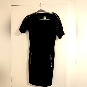 Vero Moda velvet black dress